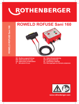 Rothenberger ROWELD ROFUSE SANI 160/315 Handleiding