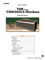 Yamaha THR Series Wireless Guitar Amplifier THR30IIA Handleiding