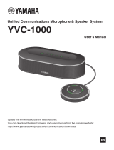 Yamaha YVC-1000 Handleiding