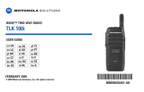 Motorola WAVE TLK 100i Handleiding