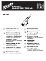 Milwaukee WCE 65 Instructions For Use Manual