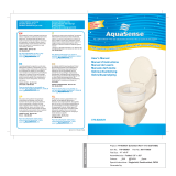 Drive Medical AquaSense Toilet Seat Riser de handleiding