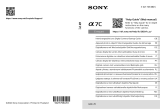 Sony ILCE 7C Snelstartgids