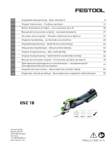 Festool OSC 18 HPC 4,0 EI-Set Handleiding