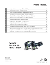 Festool PSC 420 HPC 4,0 EBI-Plus Handleiding