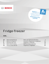 Bosch Réfrigérateur Combiné 60 cm 279l Nofrost Inox - Kgn33nleb de handleiding