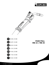 GYS MB25 PUSH-PULL TORCH - Wire Ø 0.6 to 1.2 de handleiding
