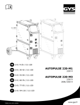 GYS AUTOPULSE 220-M3 (standard UL) - 3 TORCHES INCLUDED de handleiding