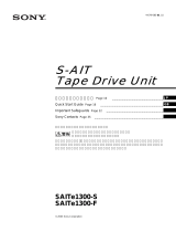 Sony SAITE1300-S Handleiding