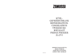 Zanussi ZA27S Handleiding