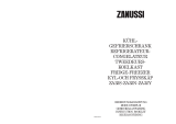Zanussi ZA32N Handleiding