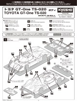 Kyosho No.PZB204/205 PLAZMA Lm Toyota TS020 Body Handleiding