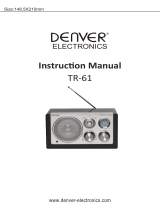 Denver TR-61WHITEMK2 Handleiding