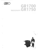 Riso GR1700/1750 de handleiding