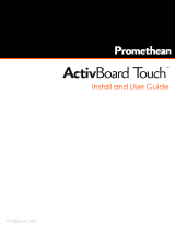 promethean ActivBoard Touch 10T Series Gebruikershandleiding