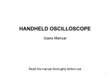 allsun Handheld Oscilloscope Digital Multimeter 3 In 1 Color LCD Display DMM 50MHz Single Channel Handleiding