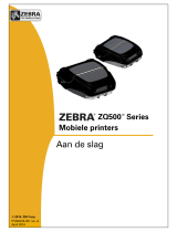Zebra ZQ500 Snelstartgids