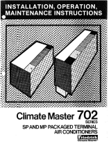 ClimateMaster PTAC Install Manual