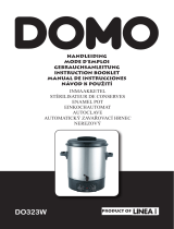 Domo Einkochautomat „Deluxe“, DO323W, 27 Liter, Edelstahl, 1800 Watt de handleiding
