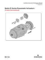 Bettis Pneumatic Actuators "D" series de handleiding