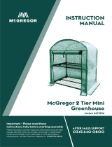 McGregor 2 Tier Mini Greenhouse Handleiding