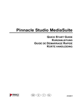 Avid Pinnacle Studio Media Suite Snelstartgids
