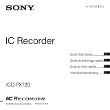 Sony ICD PX720 Handleiding
