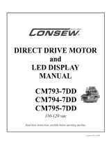 Consew CM795-7DD MOTOR Handleiding