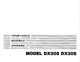Kawai DX305 de handleiding