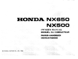 Honda NX650 Dominator de handleiding
