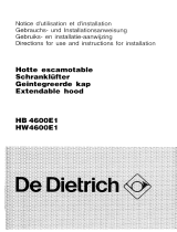 De Dietrich HW4600E1 de handleiding