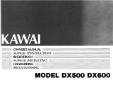 Kawai DX600 de handleiding