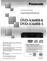 Panasonic dvd a 360 de handleiding