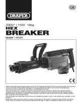 Draper 110V Breaker, 14kg, 1500W Handleiding