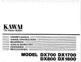 Kawai DX700 de handleiding