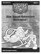 Hasbro Major Powers Star Squad Adventure Helicopter Handleiding