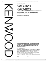 Kenwood KAC-923 Handleiding