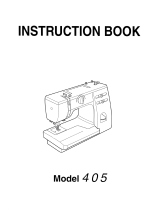 JANOME 405 Instruction book