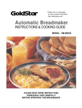 Goldstar HB-202CE Instructions & Cooking Manual