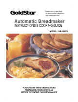Goldstar HB-152CE Instructions & Cooking Manual