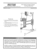 THERMADYNE VICTORDC-2400 Portable Shape Cutting Machine Handleiding