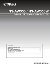 Yamaha NS-AW350 Handleiding