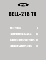 Me BELL-218-TX Handleiding