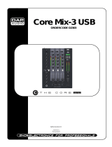 DAPAudio CORE MIX-3 USB Handleiding