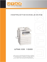 Utax CD 1020 Handleiding