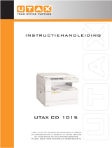 Utax CD 1015 Handleiding