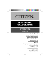Citizen CPC110 Handleiding