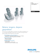 Philips Cordless phone answer machine Data papier