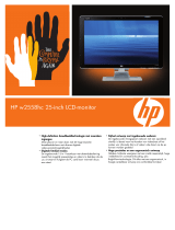 HP w2558hc 25 inch LCD Monitor Data papier