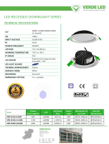 Verde LED VER-D165-12-840 Data papier